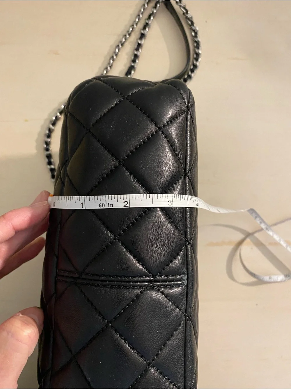 Michael Kors Black Quilted Sloane Handbag